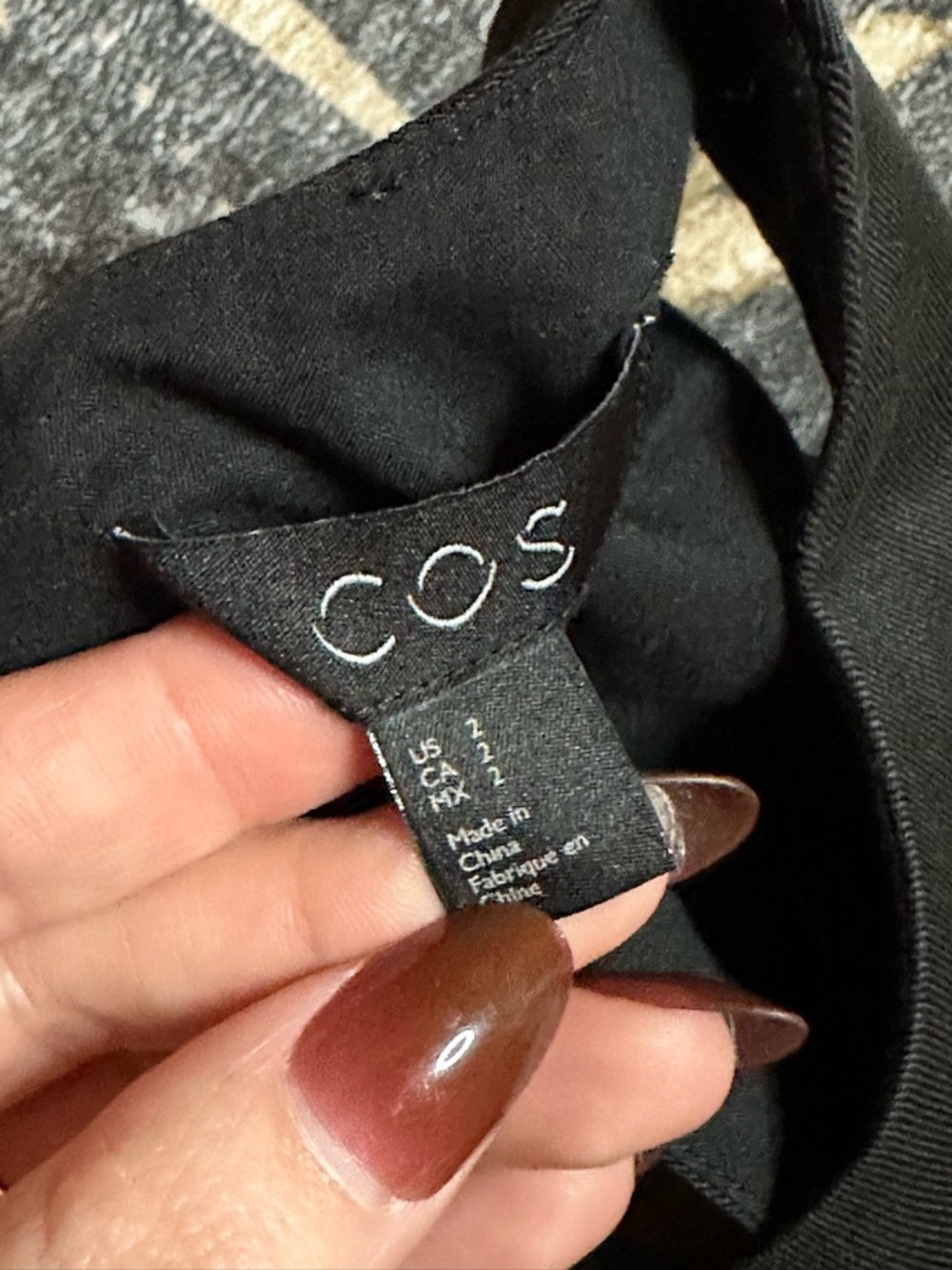 COS Sleeveless Black Wide-Leg Jumpsuit 2 - Picture 6 of 6
